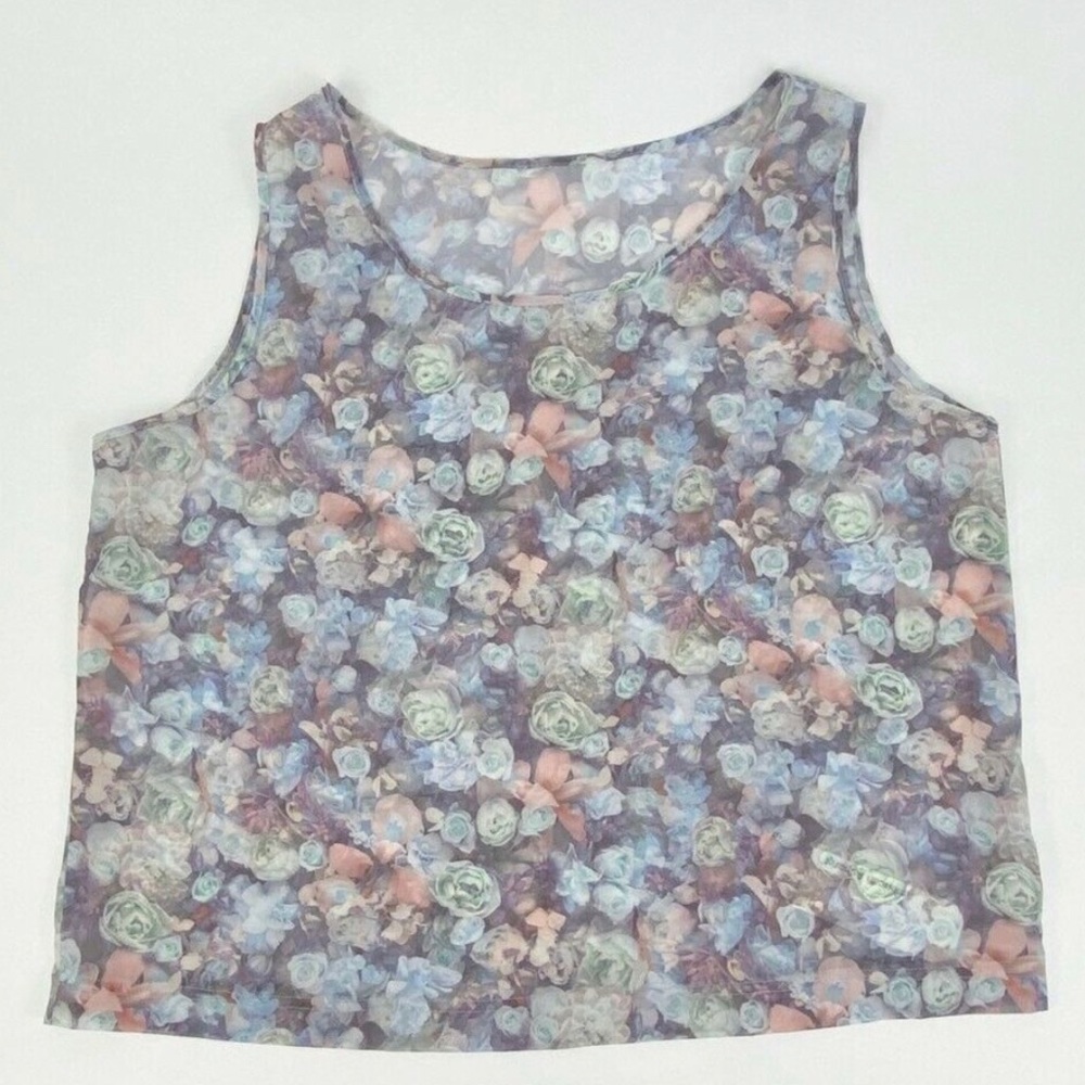 American apparel chiffon top
